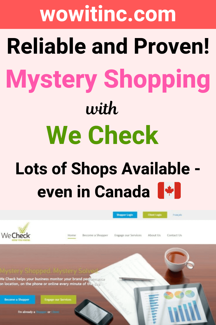We Check - mystery shopping service provider