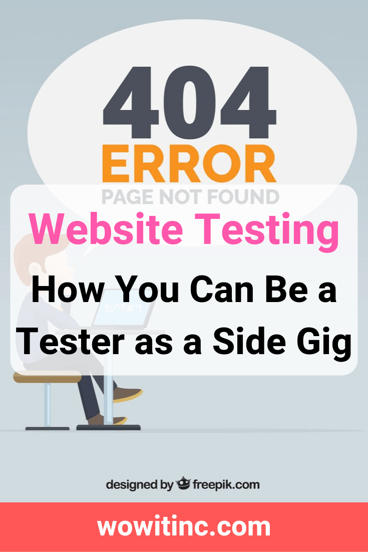 Website Testing as a side gig