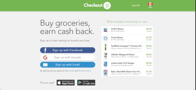 Checkout51 App – Cash Back on Groceries