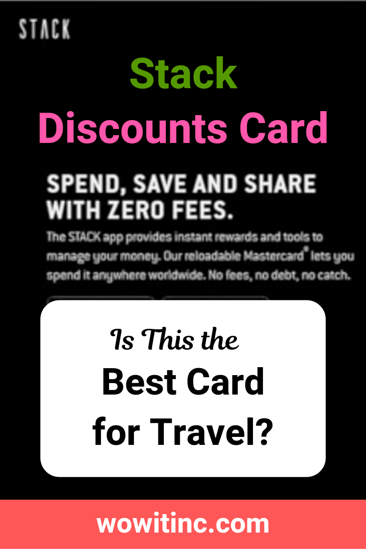 Stack discounts card - best for travel