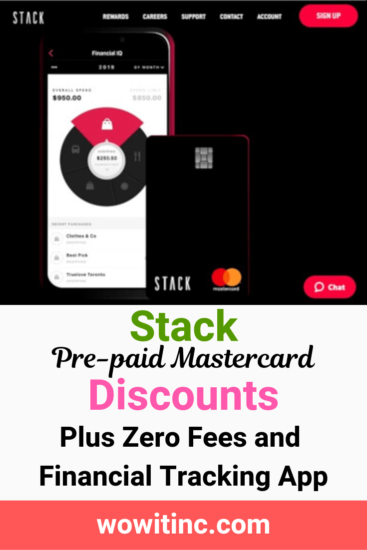 Stack discounts - no fees financial tracking