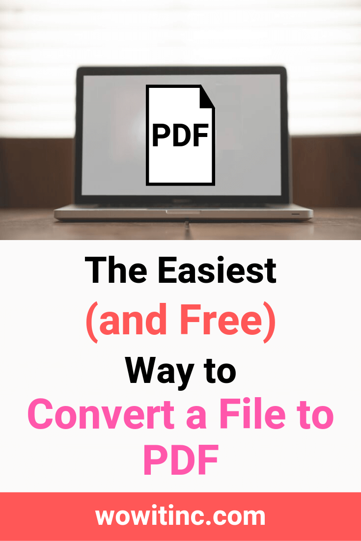 Convert to PDF - easy and free