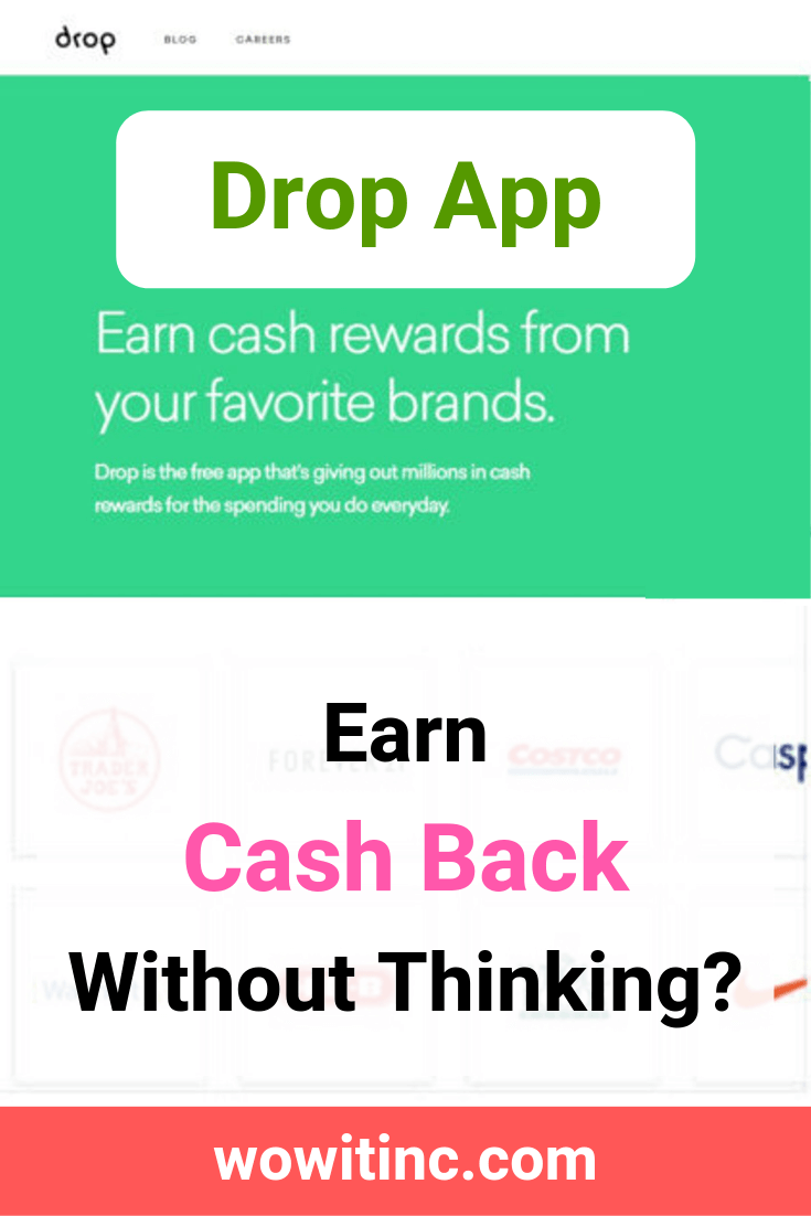Drop app - cash back without thinking