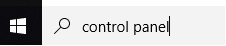HOW TO - Search for Control Panel