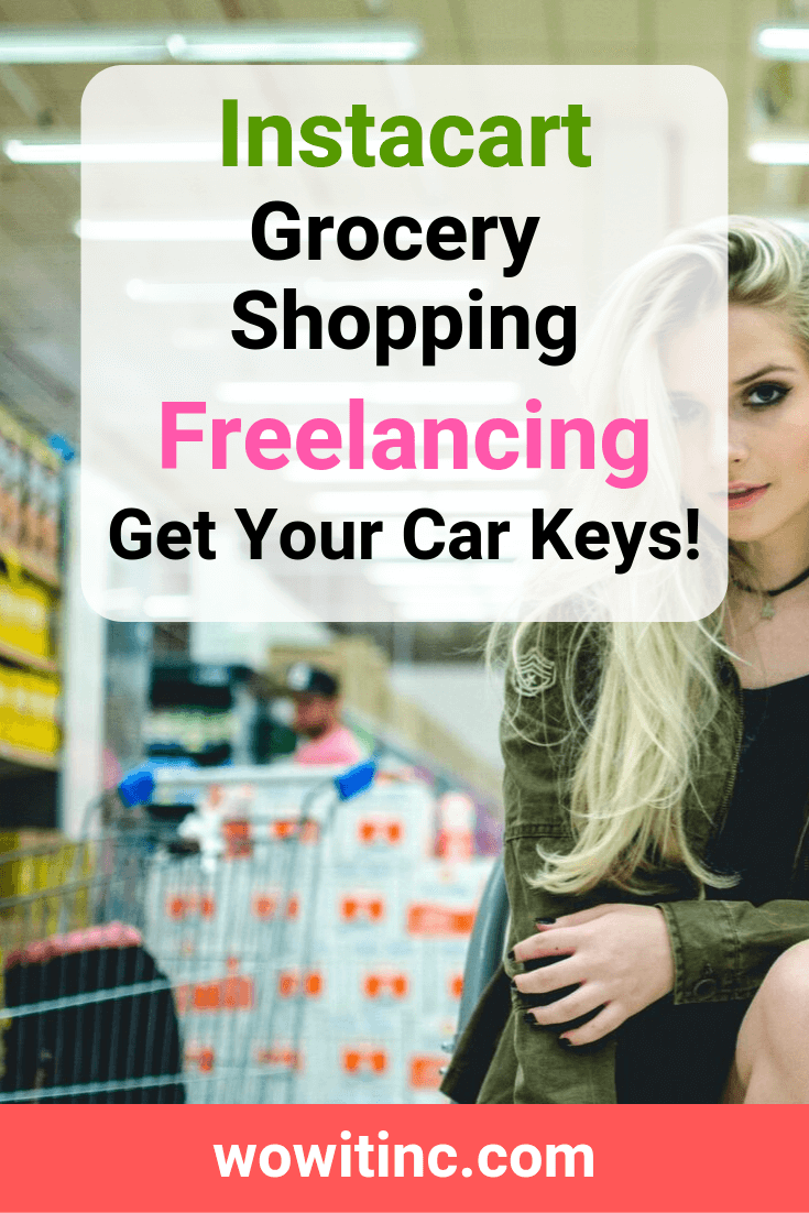 Instacart grocery shopping freelancing