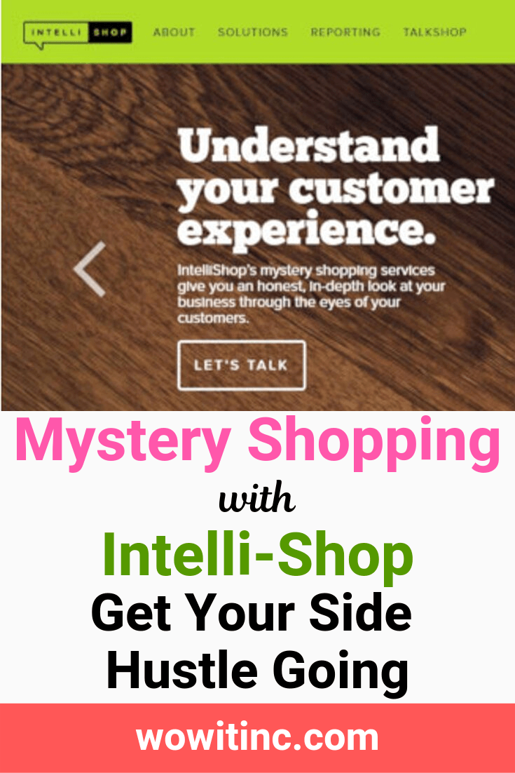 IntelliShop mystery shopping - get your side hustle