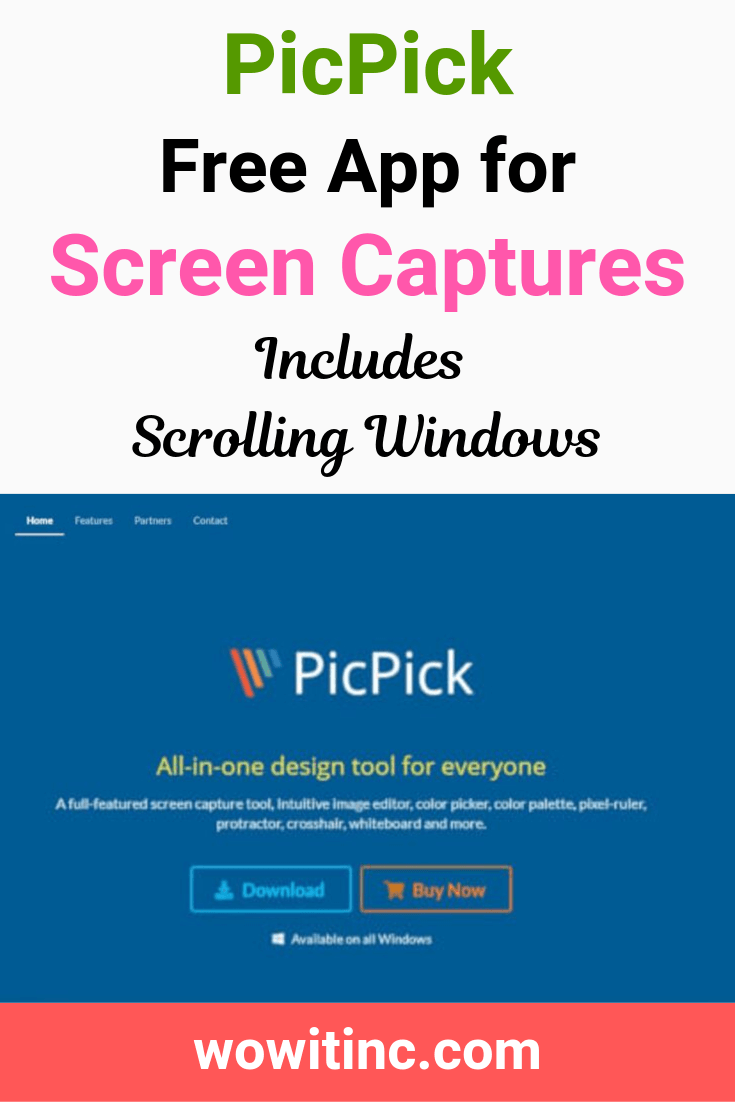 PicPick - Free App for Screen Captures