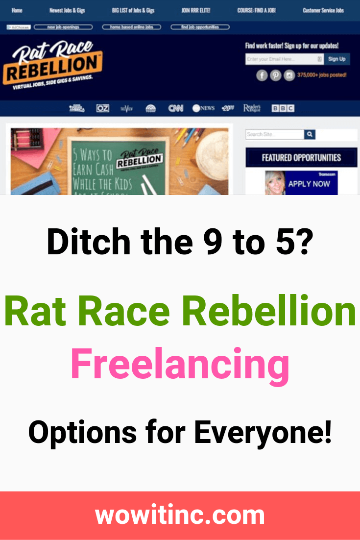 Rat race rebellion - ditch the 9 to 5