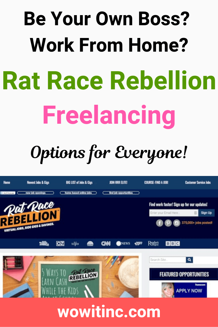 Rat Race Rebellion - Freelancing Options