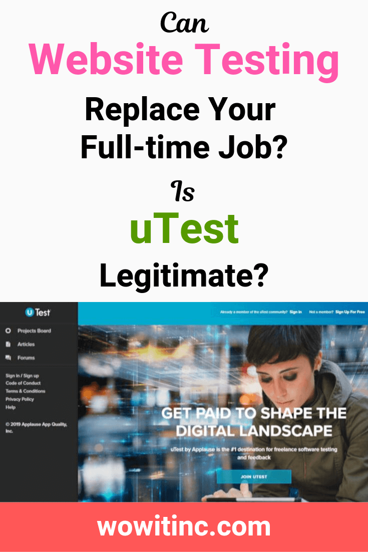 uTest - Website Testing