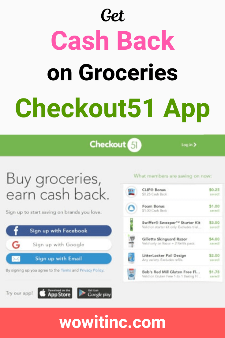 Checkout51 app - cash back