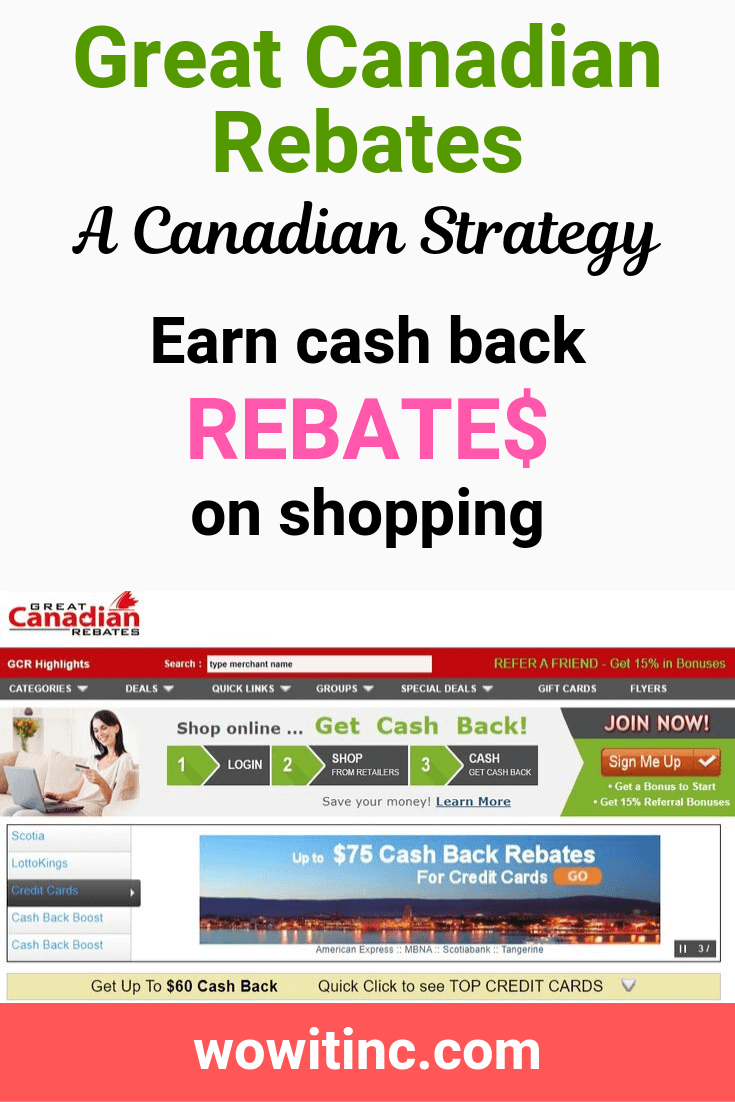 Great Canadian Rebates (GCR) - a rebates company
