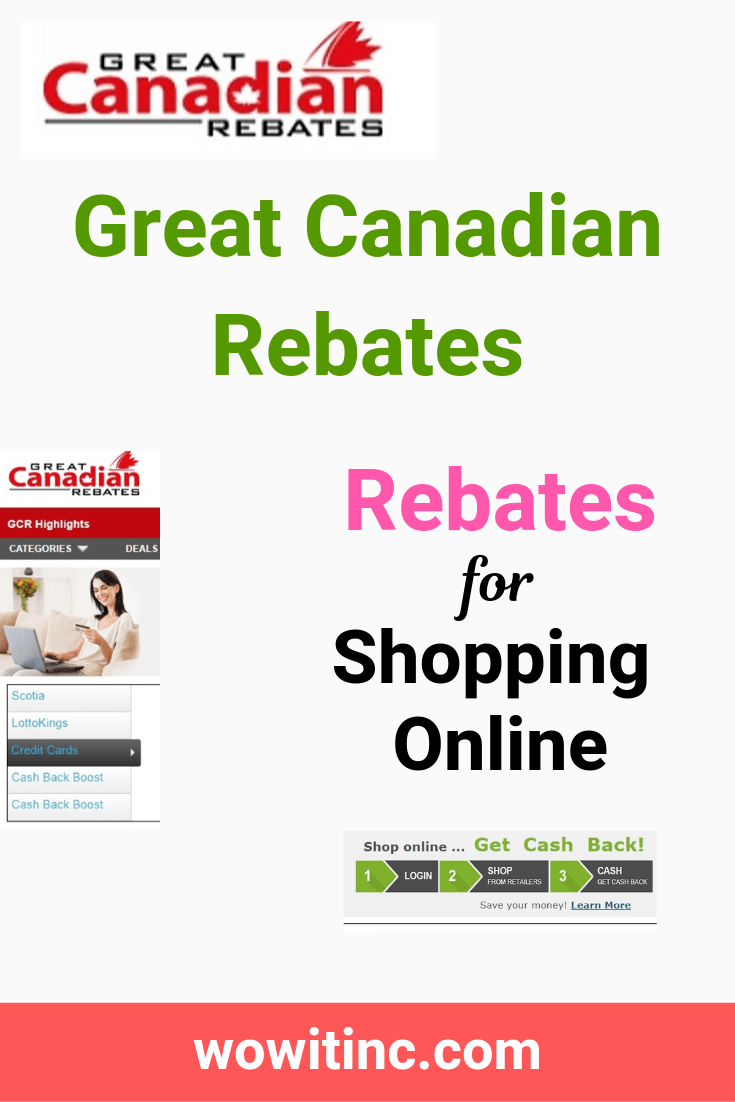Great canadian rebates - rebates for shopping online