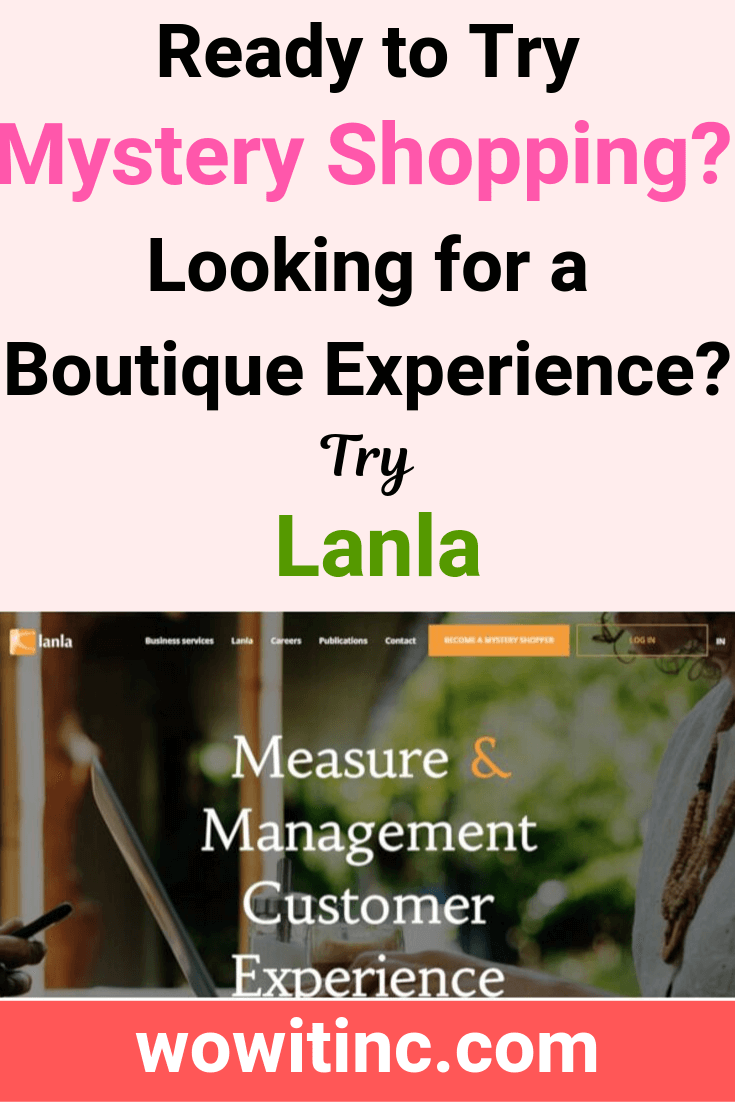 Lanla - mystery shopping service provider