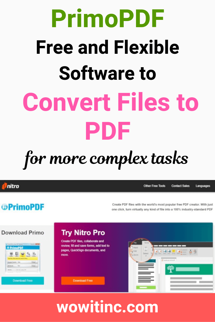 PrimoPDF tech site