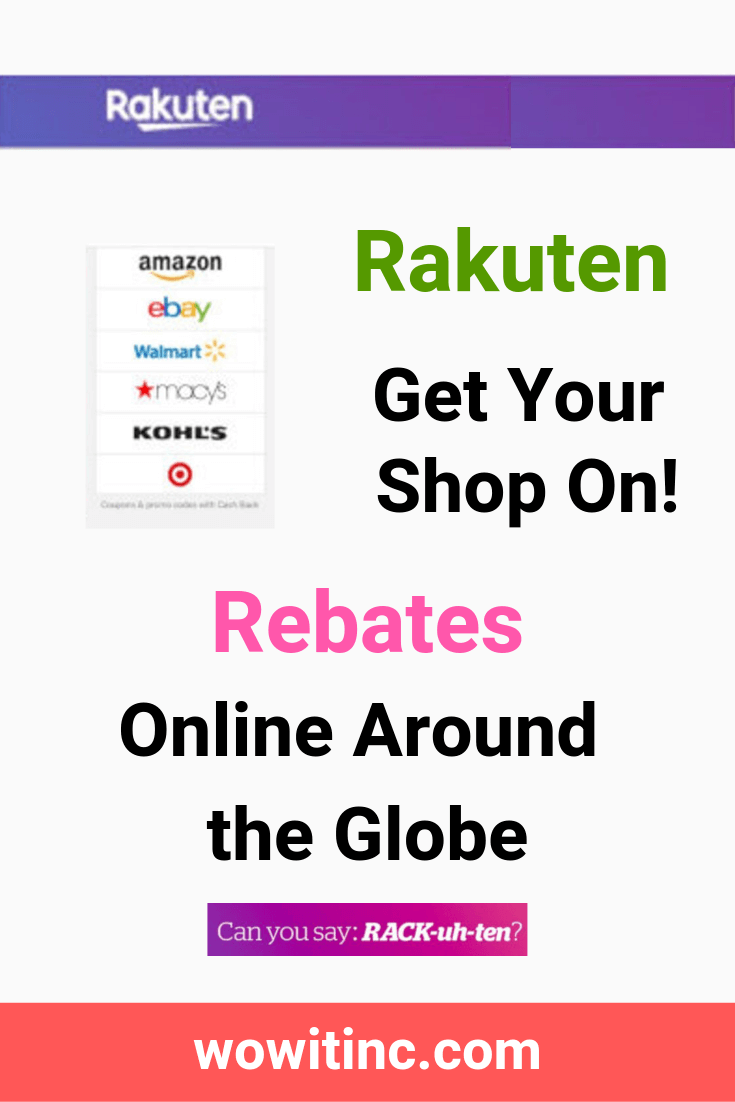 Rakuten shop online for rebates