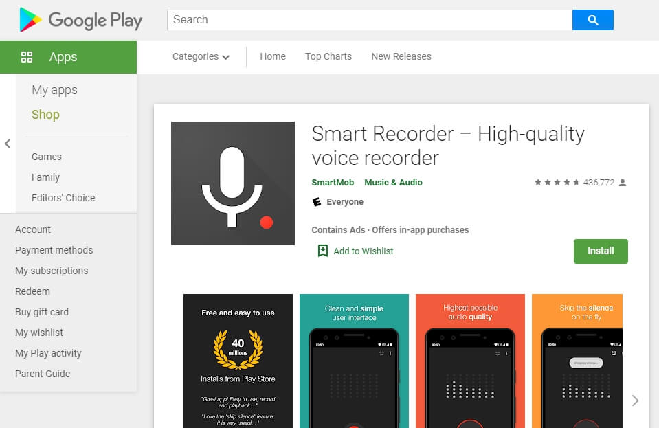 Smart Recorder - high-quality voice recorder