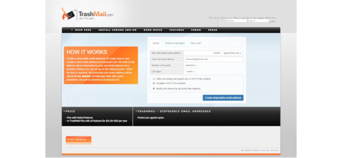 TrashMail Disposable Email – Protect Your Identity