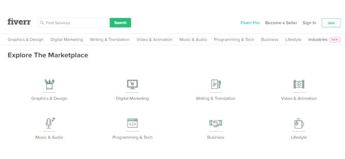 Fiverr - freelancing, find your own path
