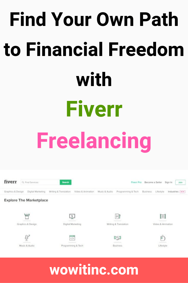 Fiverr freelancing - find your own path