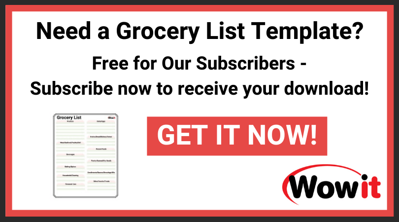 grocery list - promo