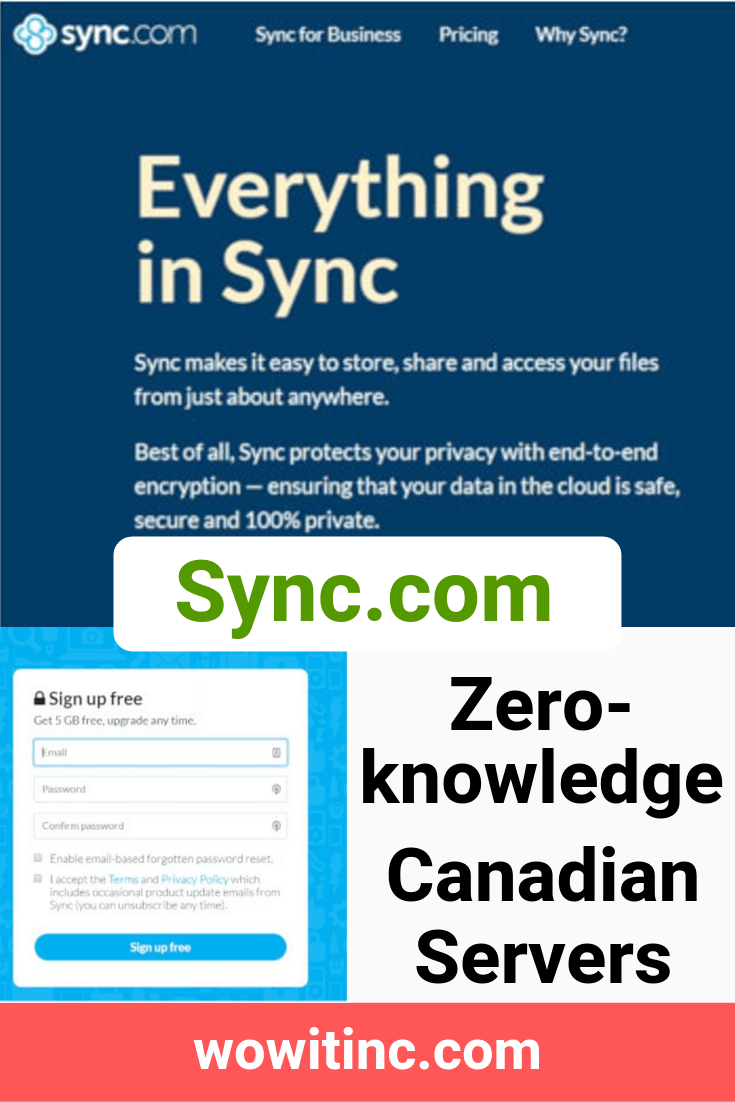 Sync cloud storage - zero-knowledge