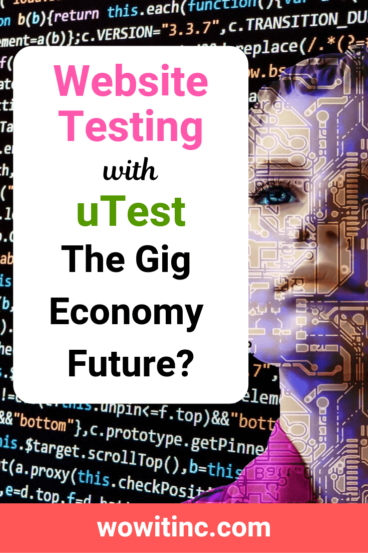 uTest website testing - gig economy future