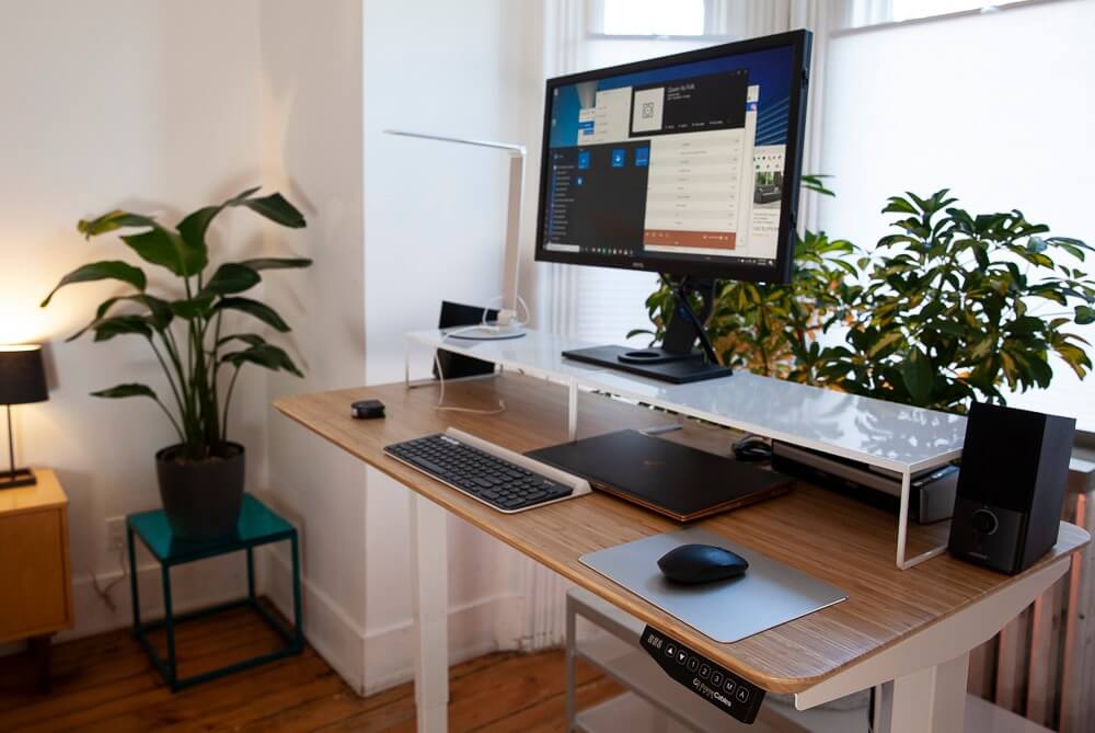 Home Office Setup Ergonomics Avoid, Home Office Setup With Standing Desktop